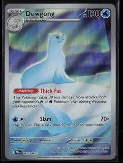 Dewgong 097/094 Pokemon Phantasmal Flames Illustration Rare Near Mint - Image 1
