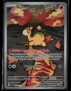 Numel 223/217 Pokemon Ascended Heroes Illustration Rare Near Mint - Image 1
