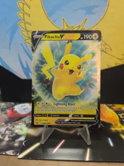 Pokemon TCG: Pikachu V (SWSH198) - Sword & Shield Black Star Promo - Image 1