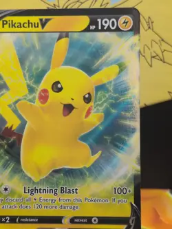 Pokemon TCG: Pikachu V (SWSH198) - Sword & Shield Black Star Promo - Image 3