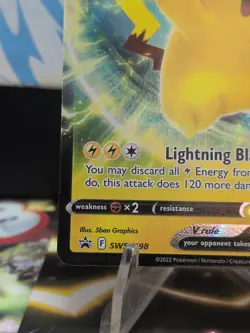 Pokemon TCG: Pikachu V (SWSH198) - Sword & Shield Black Star Promo - Image 4