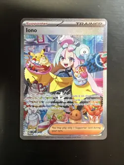 2023 Pokemon SV Paldea Evolved Iono Special Illustration Rare #269/193 SIR - Image 1