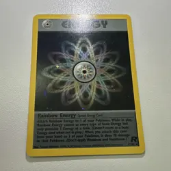 Wizards of the Coast Rainbow Energy Team Rocket Unlimited Holo Rare EN 17/82 - Image 1