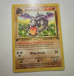 Wizards of the Coast Aerodactyl Fossil 1st Edition EN 60HP 16/62 - Image 1