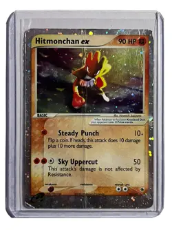 Pokemon TCG Hitmonchan ex EX Ruby and Sapphire 98/109 Holo Ultra Rare - Image 1
