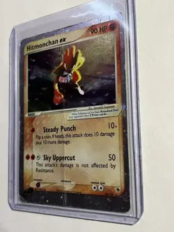 Pokemon TCG Hitmonchan ex EX Ruby and Sapphire 98/109 Holo Ultra Rare - Image 3