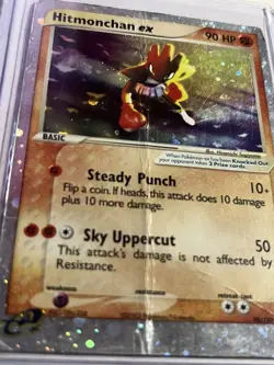 Pokemon TCG Hitmonchan ex EX Ruby and Sapphire 98/109 Holo Ultra Rare - Image 4