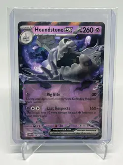 Pokemon TCG Obsidian Flames Stage 1 Houndstone EX OBF 102/197 - Image 1