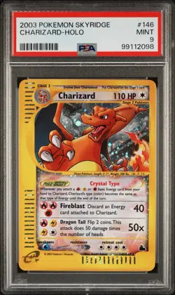 Charizard 2003 Pokemon Crystal Skyridge #146 HOLO PSA 9 Mint 🔥💎📈 - Image 1