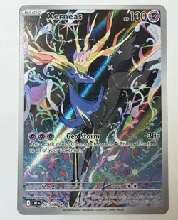 Pokemon TCG Xerneas 091/086 CRI Full Art Holo Rare Basic Psychic HP 130 - Image 1
