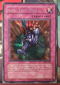 Konami Yu-Gi-Oh! TCG Acid Trap Hole DDS-005 Secret Rare - Image 1