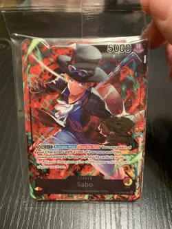One Piece Second Anniversary Tournament Winner Leader Pack Ace Sabo Luffy Sealed - Image 1