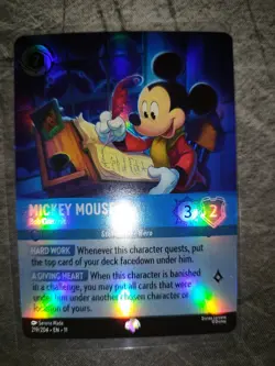 Disney Lorcana Mickey Mouse - Bob Cratchit (Epic) 219/204 Winterspell Holo - NM - Image 2