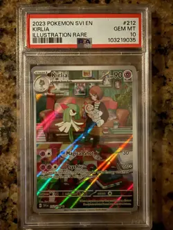 Pokemon TCG - Kirlia IR 212/198 - Scarlet & Violet Base Set - PSA 10 - Image 1