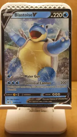 Blastoise V SWSH101 SWSH: Sword & Shield Promo Cards Holo - Image 1