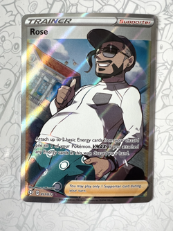 Rose - 071/072 - Pokemon Shining Fates Sword Shield Full Art Ultra Rare Card NM - Image 1