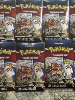 pokemon trading cards sealed packs lot Of 10 Packs - Image 3
