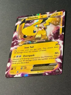 Pikachu EX XY84 Holo Black Star Promo Pokemon NM Card - Image 4