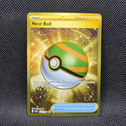 Pokemon Nest Ball (Scarlet & Violet Base Set) 255/198 HYPER RARE HOLO (NM) - Image 1