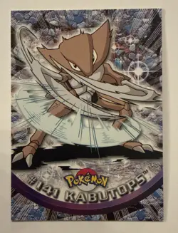 2000 Topps Pokemon TV Animation Edition Series 3 Non Holo #141 Kabutops - Image 1