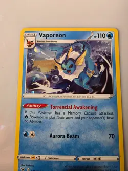 Pokemon TCG Cosmo Holos Each W/ Swirl Vaporeon, Flareon, Jolteon NM +1 - Image 4