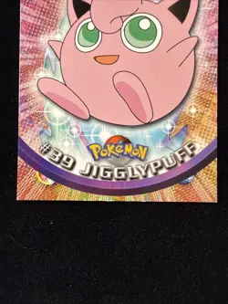 1st Printing Blue Logo - Jigglypuff - Pokemon 1999 Topps TV - #39 - LP - Image 3