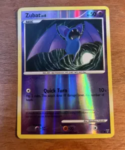 Zubat Supreme Victors Reverse Holo Pokemon TCG Platinum Common Card 133/147 2009 - Image 1
