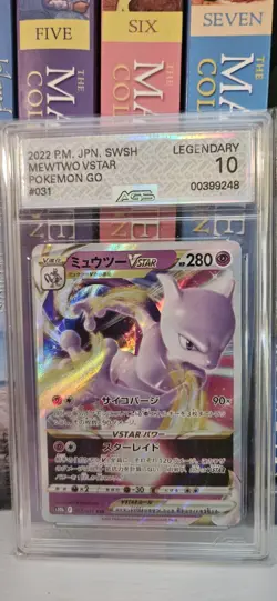 Japanese Mewtwo VSTAR Pokemon Go 031/071 AGS Legendary 10 - Image 1