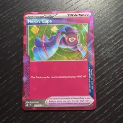 Hero's Cape 152/162 Ace Spec Temporal Forces Pokemon TCG - Image 1