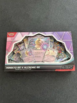 Pokemon TCG Mimikyu ex & Alcremie ex Premium Collection Box English Promo - Image 1