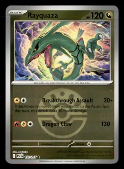 Rayquaza (Friend Ball) 153/217 Rare Ascended Heroes Pokemon Reverse Holo NM - Image 1