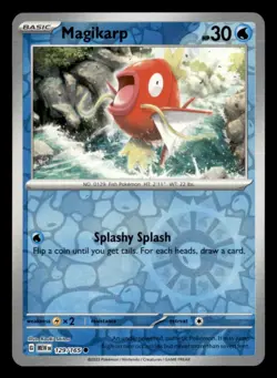 Magikarp 129/165 Common 151 Pokemon Reverse Holo Near Mint - Image 1