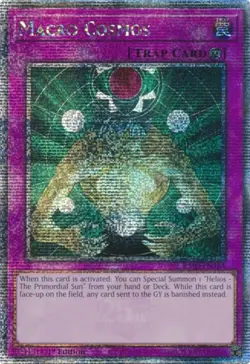 Yugioh! Macro Cosmos - RA03-EN164 - Quarter Century Secret Rare - 1st Edition Ne - Image 1