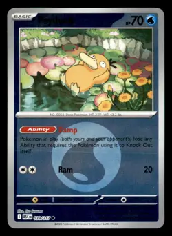 Psyduck (Energy Symbol Pattern) 039/217 Ascended Heroes Pokemon Reverse Holo NM - Image 1