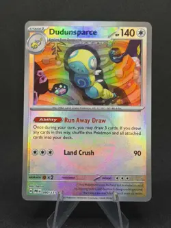 Dudunsparce (Master Ball Pattern) 080/131 Prismatic Evolutions Pokemon Holo NM - Image 1