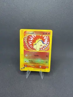 Pokemon Cyndaquil 105/165 Expedition Reverse Holo Rare 2002 English TCG WOTC - Image 1