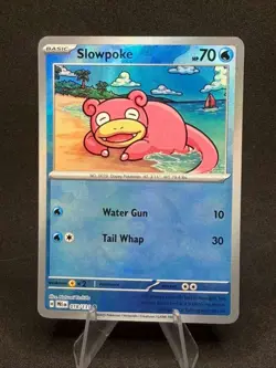 Slowpoke (Poke Ball Pattern) 018/131 Prismatic Evolutions Pokemon Holo NM - Image 1