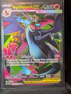 Mega Charizard X ex 109/94 Phantasmal Flames Pokemon NEAR MINT NM - Image 1
