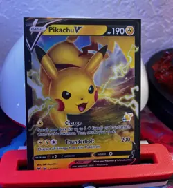 The Pokemon Company Pikachu V 043/185 Battle Academy 2022 Holo Rare Basic 190 HP - Image 1