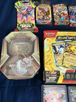 Huge Pokemon TCG Sealed Box & Packs Lot Tins, Blister, Checklane, Sword & Shield - Image 2