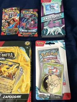 Huge Pokemon TCG Sealed Box & Packs Lot Tins, Blister, Checklane, Sword & Shield - Image 4