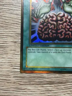 Yu-Gi-Oh! Konami Brain Control GLD1-EN033 Gold Series 2008 Gold Rare Limited - Image 3