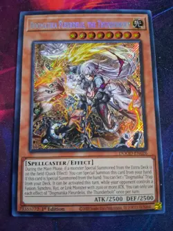 Dogmatika Fleurdelis, the Thunderbolt DOOD-EN026 Secret Rare 1st Edition Yugioh - Image 1