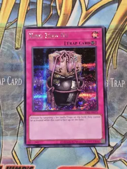 YUGIOH XING ZHEN HU (TRAP) ASIA ENGLISH EDITION ES02-AE111 SECRET RARE C NM - Image 1