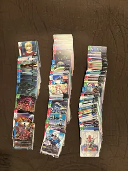 Gundam Card Game, TCG Newtype Rising, Lot Of 138 , R,UC,C New Free Ship!! - Image 1