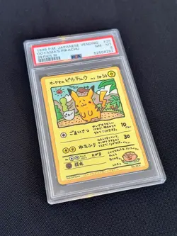 Ooyama's Pikachu Vending Machine Cards Series 3 PSA 8 - Image 2