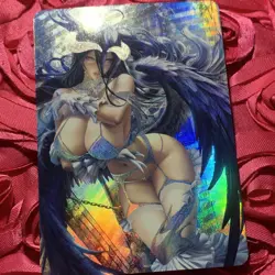 Albedo OVERLORD OOTD Teaser ACG Anime Goddess WAIFU HOLO Card Hot 3 - Image 3
