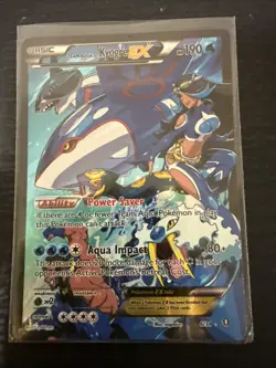 Team Aqua's Kyogre EX 6/34 - Double Crisis - Holo Ultra Rare - MP Pokemon Card - Image 1