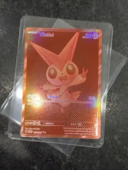 Pokemon Red Victini English White Flare Card #172/086 Pack Fresh! - Image 1