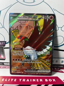 Ethan's Ho-Oh EX Full Art Ultra Rare Holo Card 209/182 Sv10: Destined Rivals - Image 1